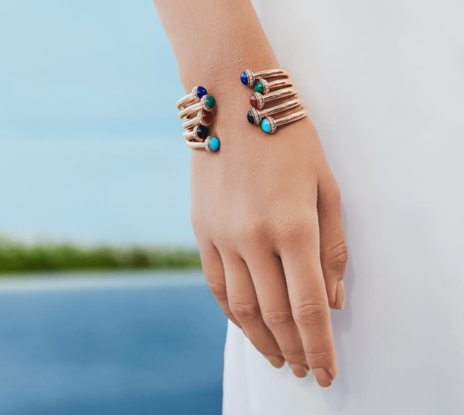 Possession open bangle bracelet